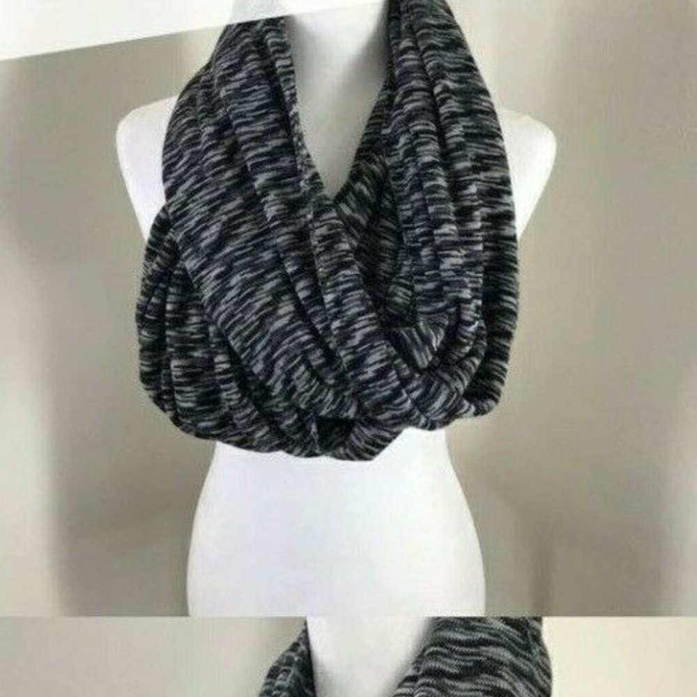 Missoni for Target Large Knit INFINITY SCARF - Black & Gray Chevron